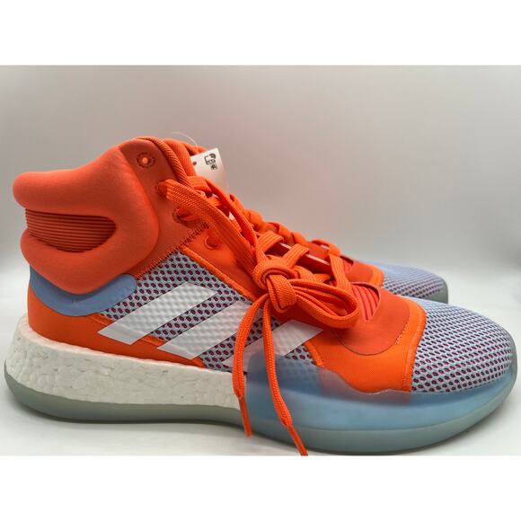 adidas Marquee Boost Hi-Res Coral Blue F97276 Men's Size 11.5 NWT - Picture 1 of 16